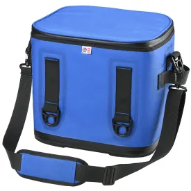 12" Soft Blue Cooler with Black Trim