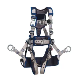 3M DBI-SALA ExoFit STRATA Tower Climbing Harness, Grey, Blue
