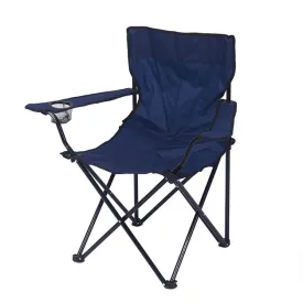 80X45X80Cm Back Support Camping Chair Hs-1 Dark Blue