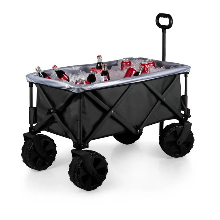 Adventure Wagon Elite All-Terrain Portable Utility Wagon, Dark Gray