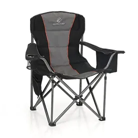 ALPHA CAMP Folding Camping Chair Oversized Heavy Duty Padding