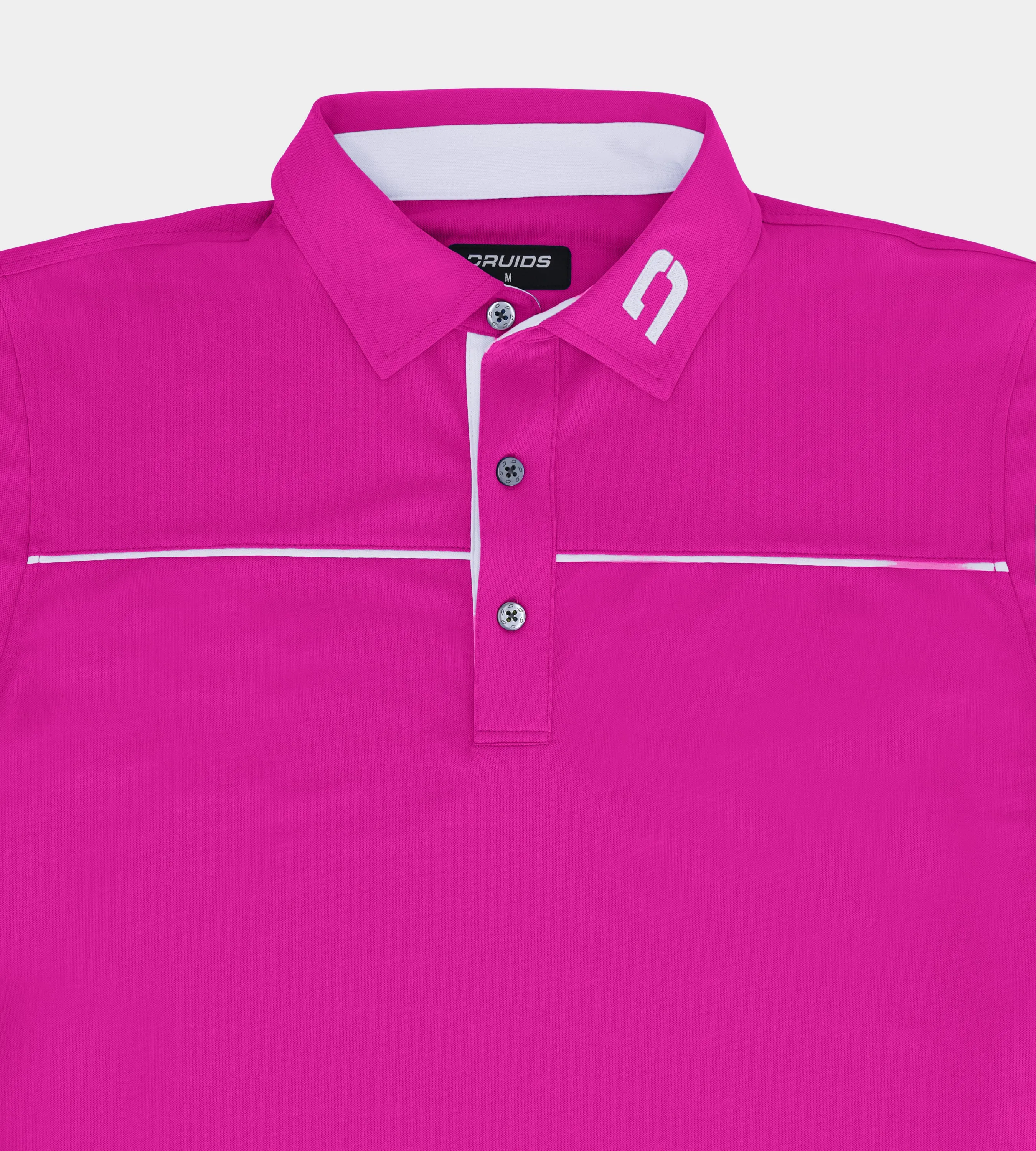 BLOCK PIQUE POLO - PINK