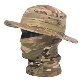 Boonie Hat Balaclava, UV Protection, Adjustable Fit, Breathable Polyester, Multifunctional Outdoor Hat