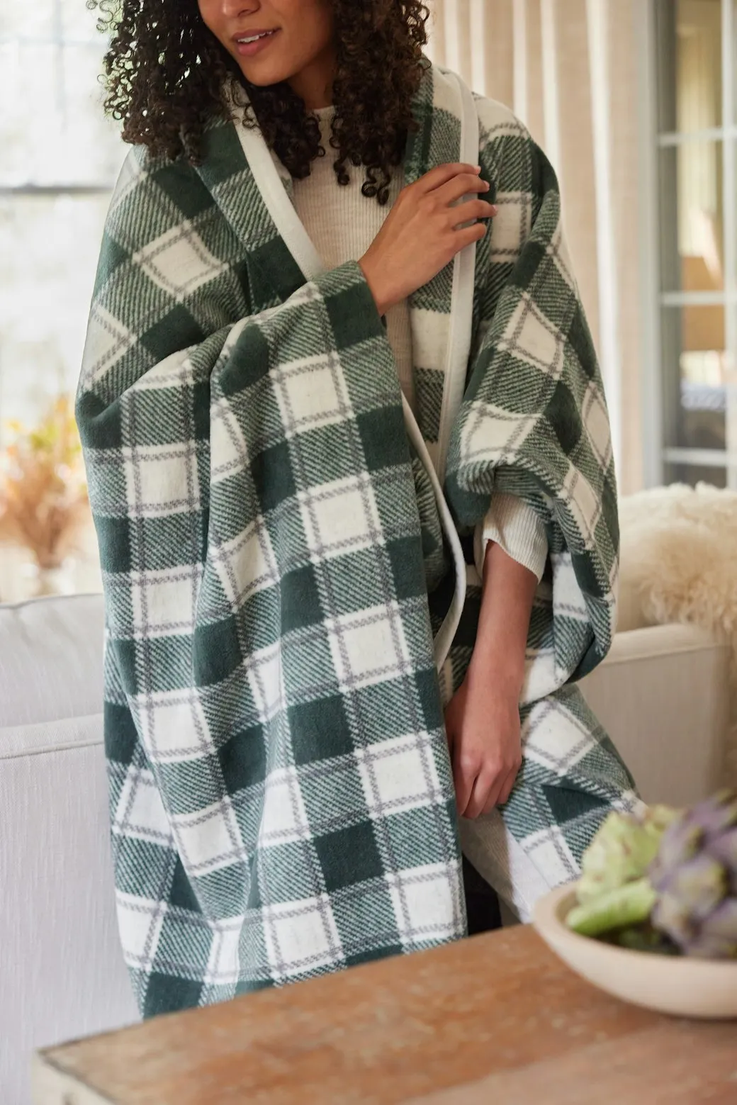 Campfire Check Blanket