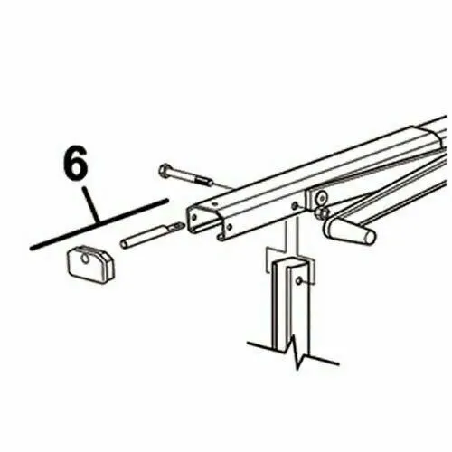 Carefree Awning Centre Ground Support Rafter Pin Kit Jayco