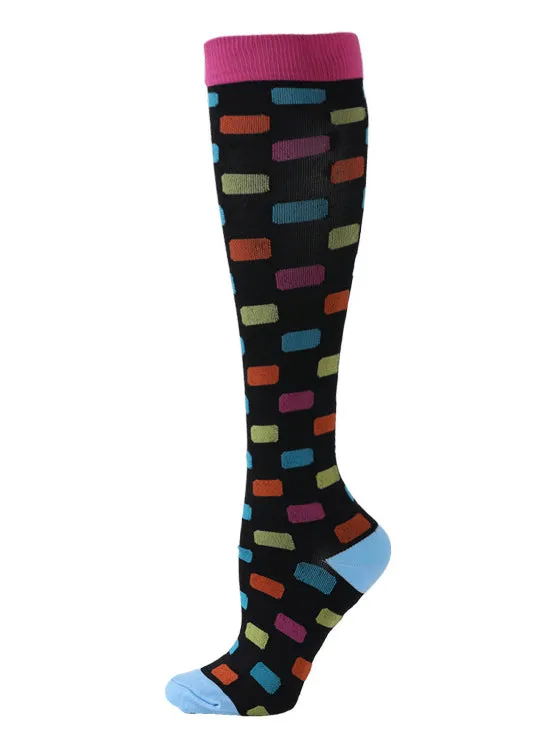 Colorful Calf Compression Socks Unisex