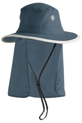 Coolibar Women's Convertible Boating Hat UPF 50  - Midnight