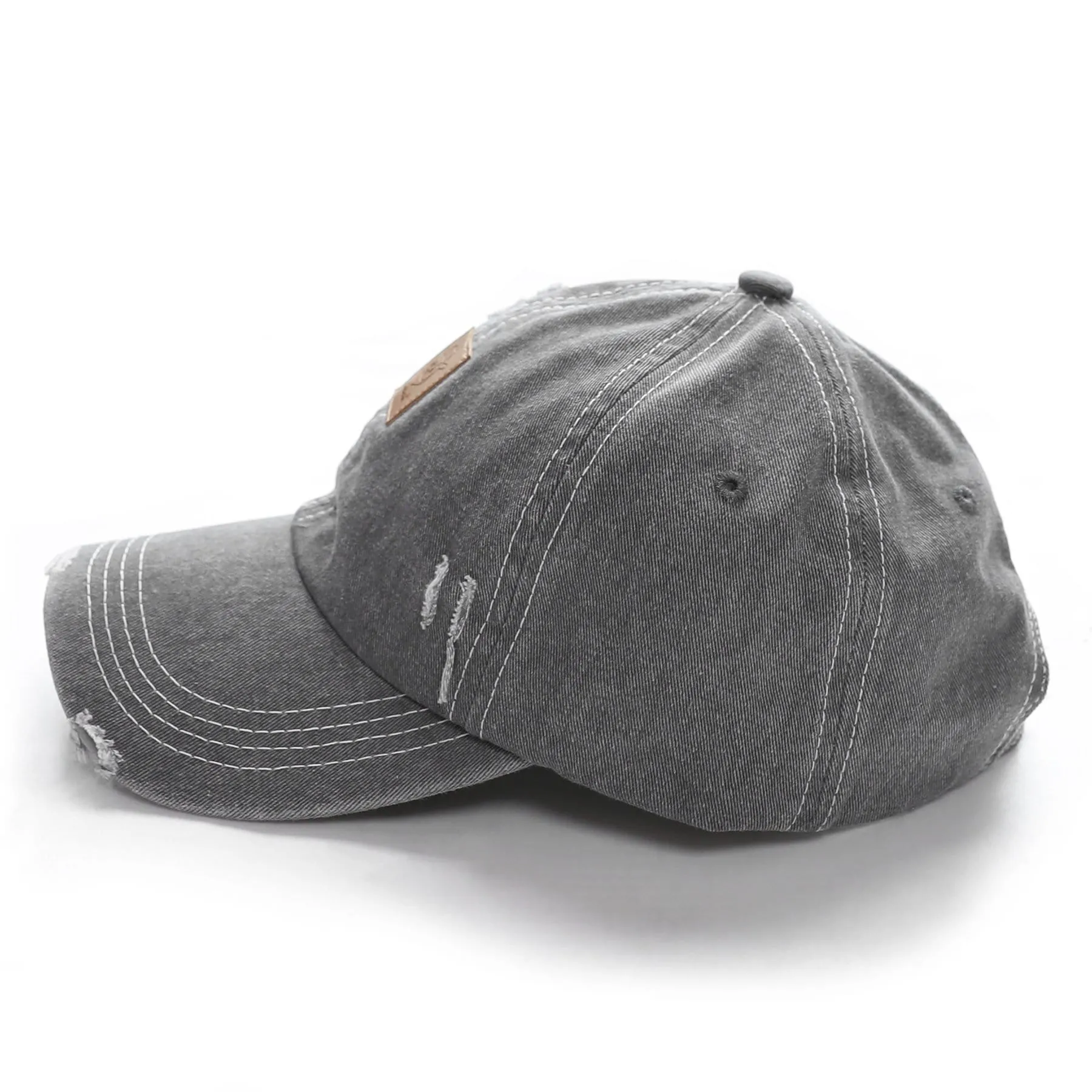 Cotton denim baseball cap #2306