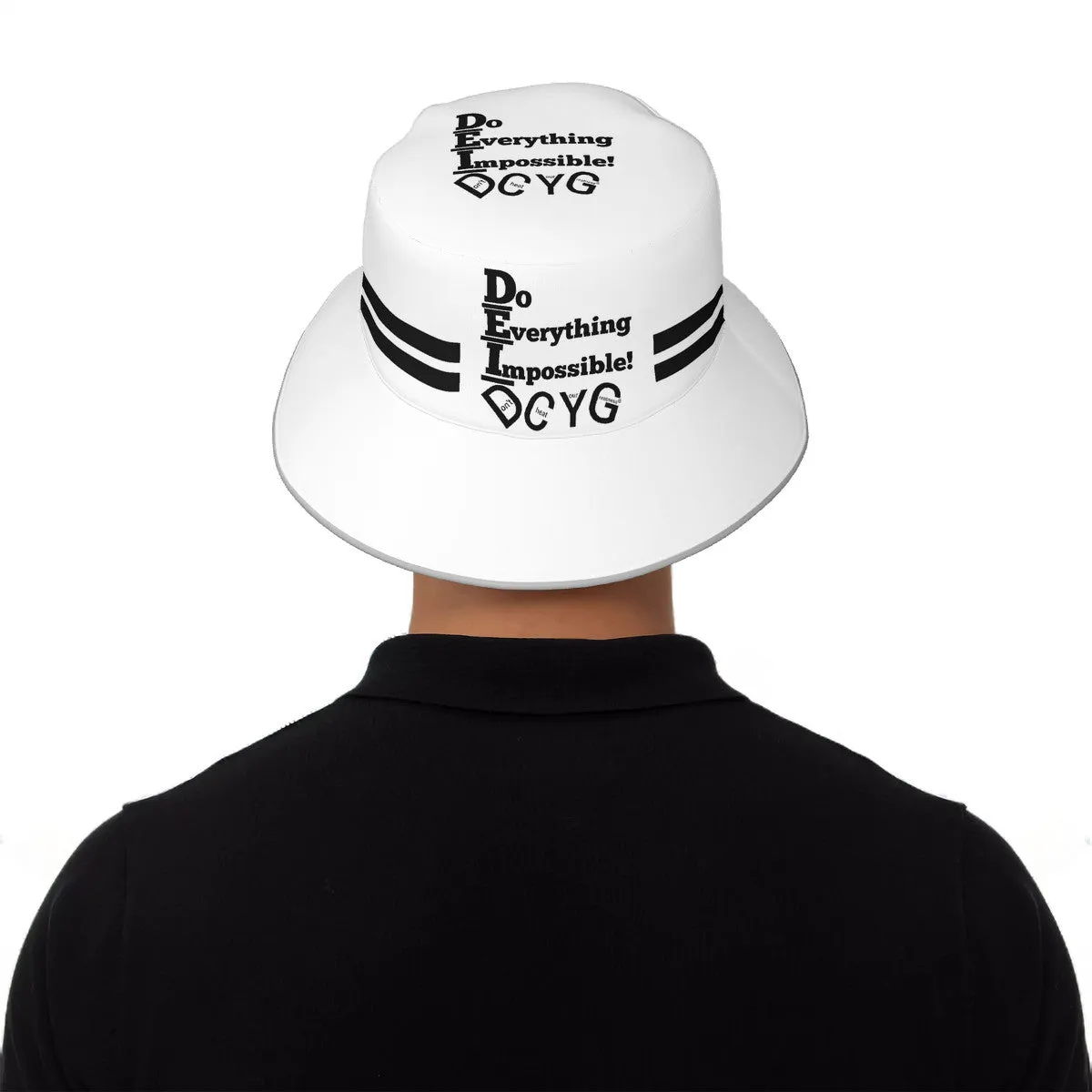 DCYG DEI 24 Black & White  Bucket Hat