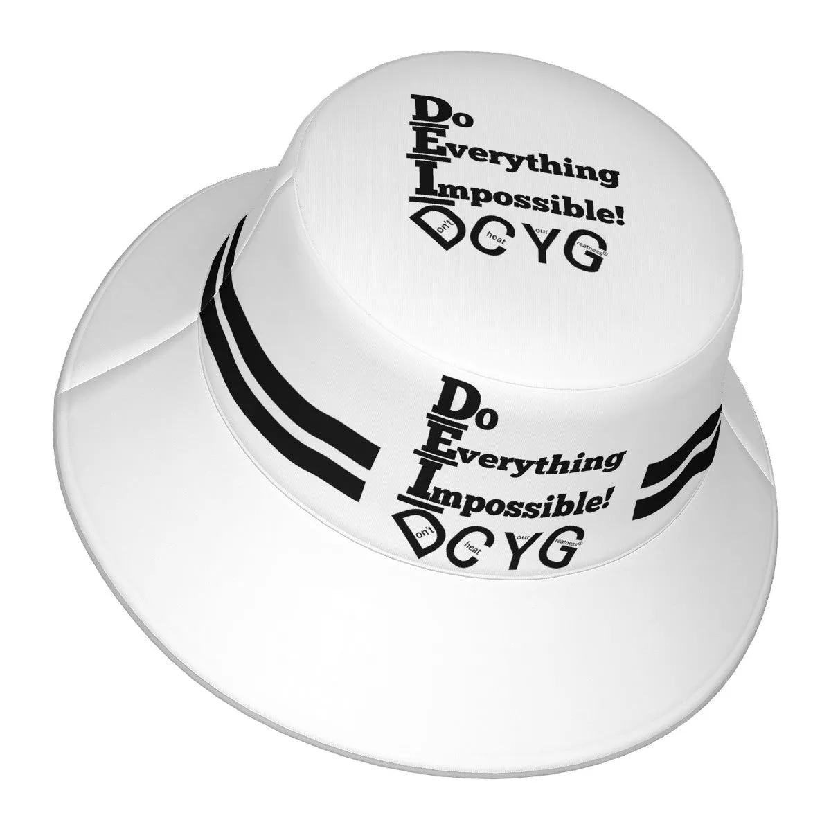 DCYG DEI 24 Black & White  Bucket Hat