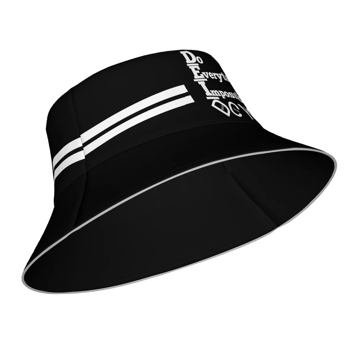 DCYG DEI 24 White & Black Bucket Hat