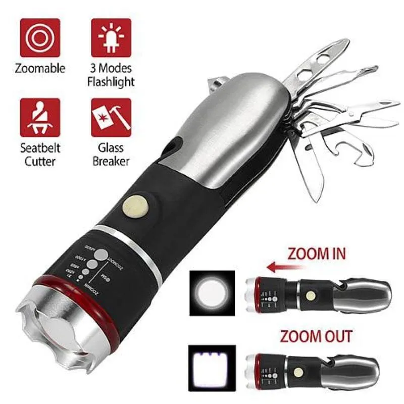 Emergency Auto Escape Multi-Tool: Essential Survival Gear Outdoor Survival Tools