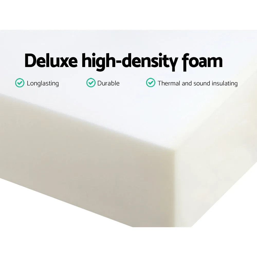 Foldable Mattress Bedding Folding Bed Mat Camping Trifold Single - Green
