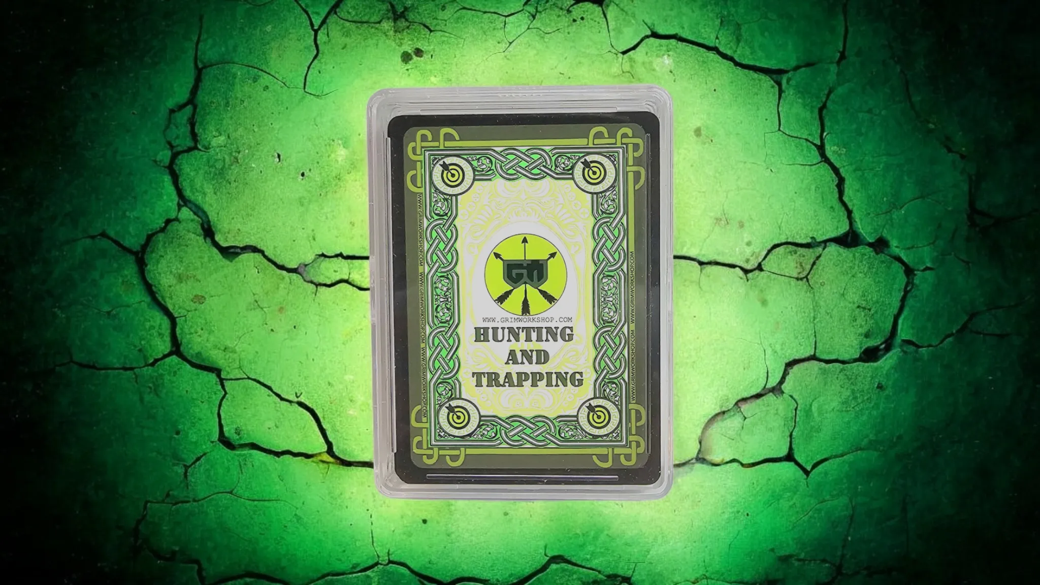 Grim Survival Playing Cards Hunting and Trapping Deck : 54 Hunting and Trapping Playing Cards