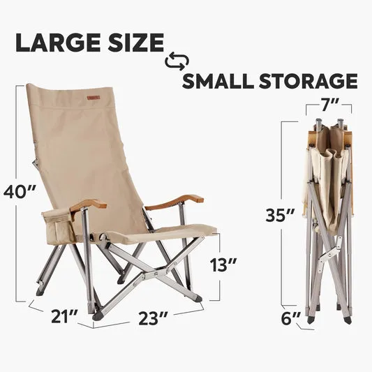 Hi1600L Folding Camping Chairs for Outside| ICECO
