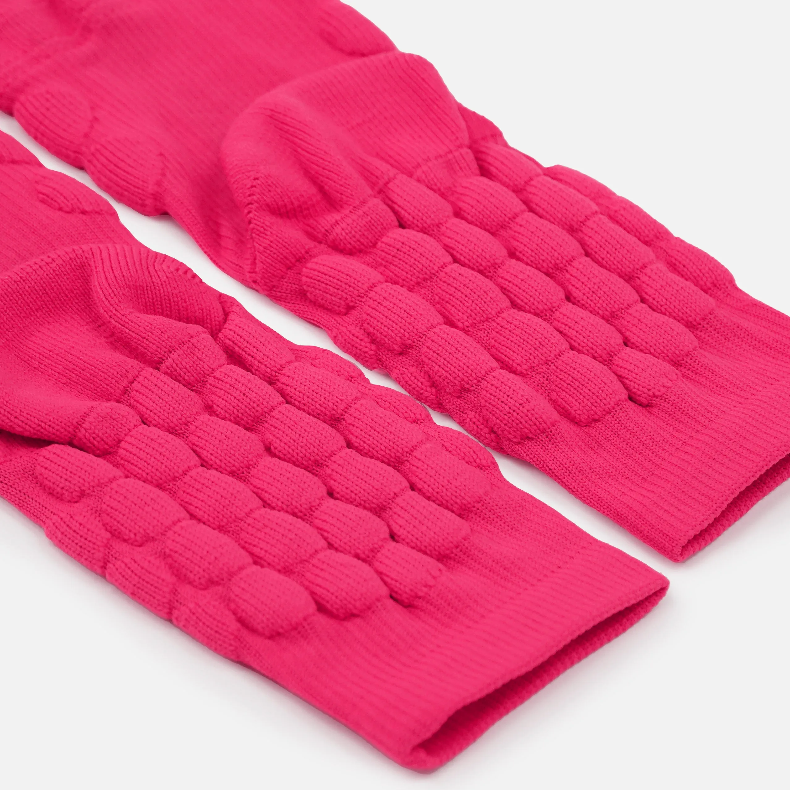 Hue Pink Football Padded Long Kids Socks
