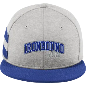 Ironbound New Era Shadow Heather Striped Flat Bill Snapback Cap