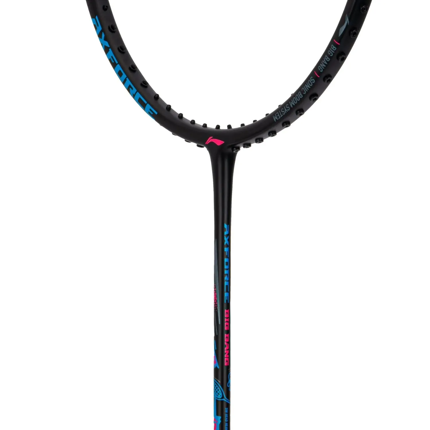 Li-Ning AXForce Big Bang Unstrung Badminton Racquet, 7UG6 - Black