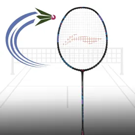Li-Ning AXForce Big Bang Unstrung Badminton Racquet, 7UG6 - Black