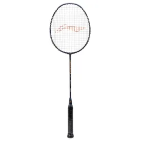 Li-Ning G-Force Superlite Max 9 Strung Badminton Racquet, Dark Grey/Black