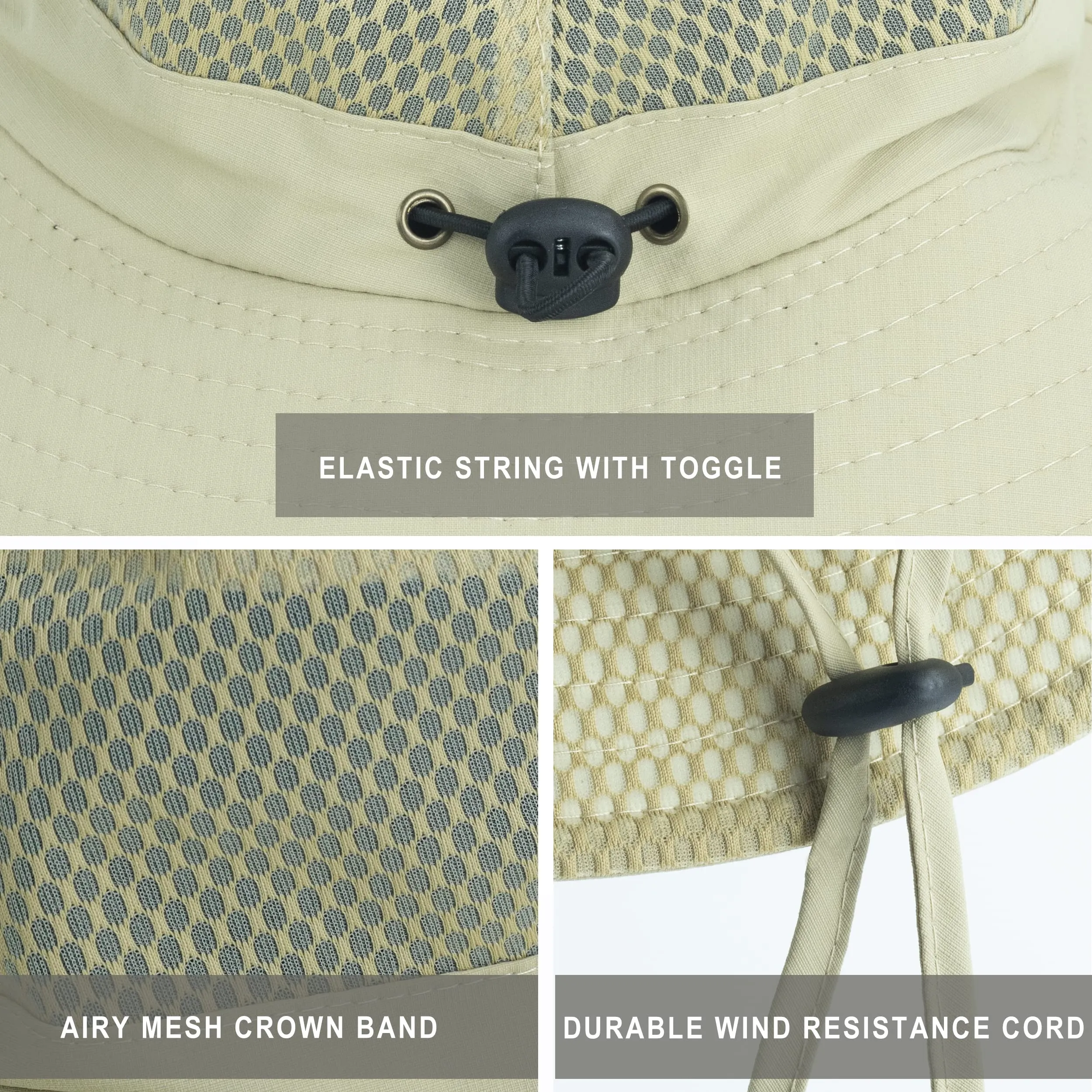 Mens UPF 50  Fishing Hat Sun Hat