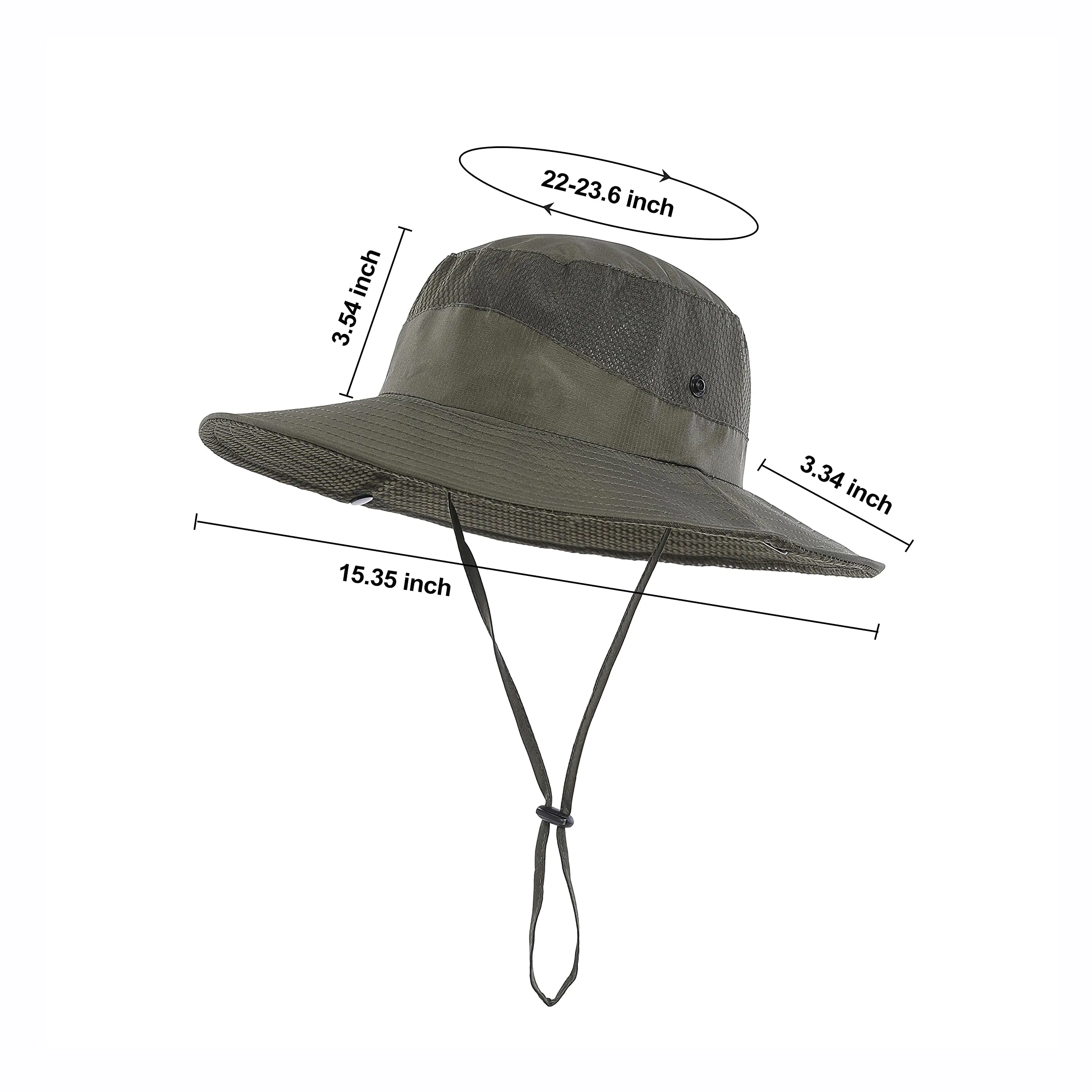 Mens UPF 50  Fishing Hat Sun Hat