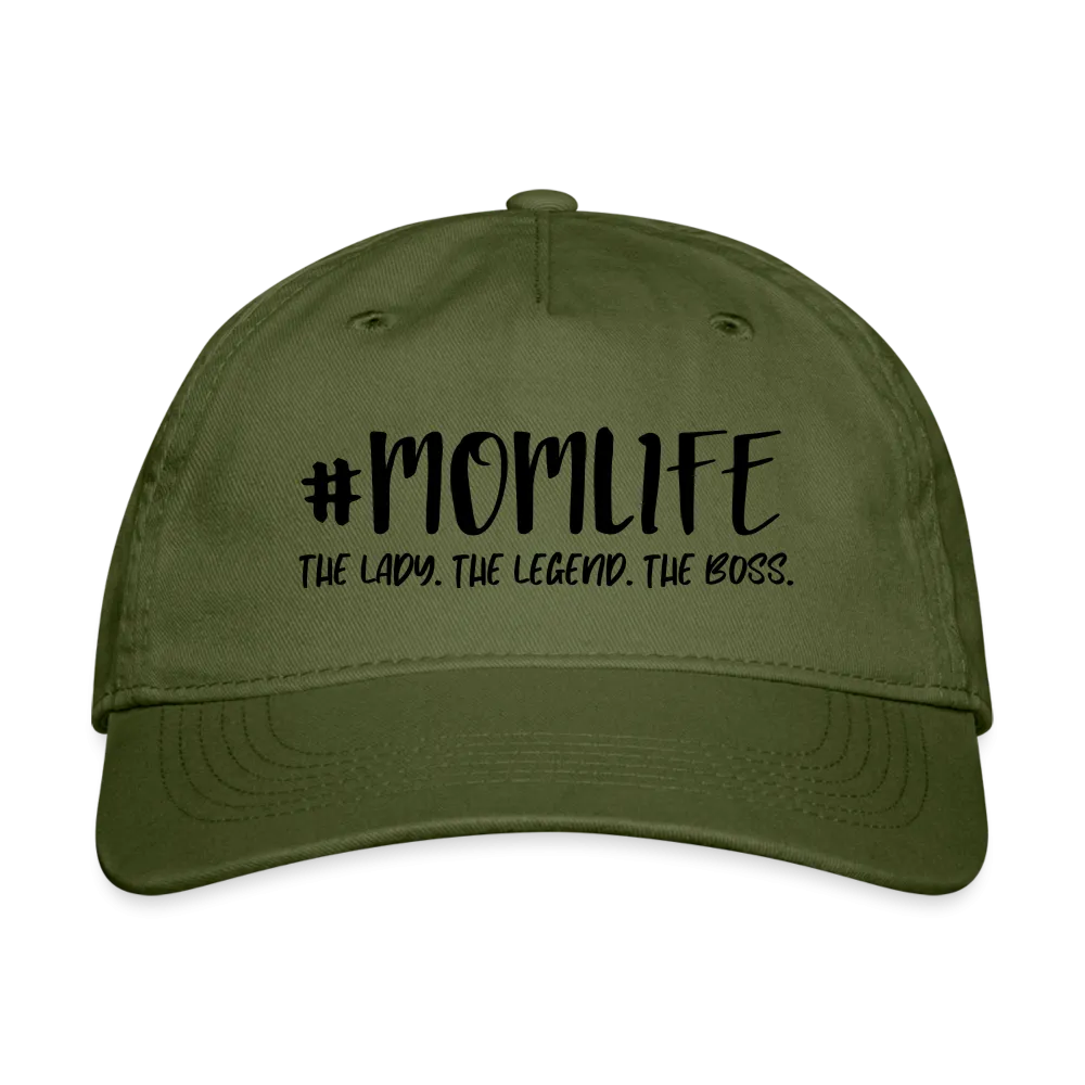 #MOMLIFE Organic Baseball Cap (The Lady, The Legend, The Boss)