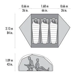 MSR - FreeLite 3 Tent V3