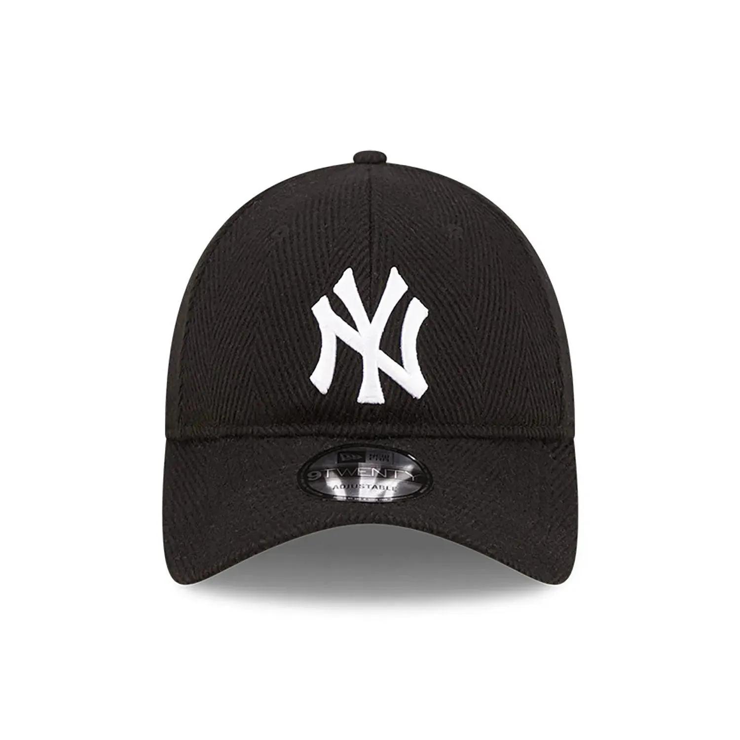 NEW ERA 9TWENTY MLB NEW YORK YANKEES HERRINGBONE BLACK CAP