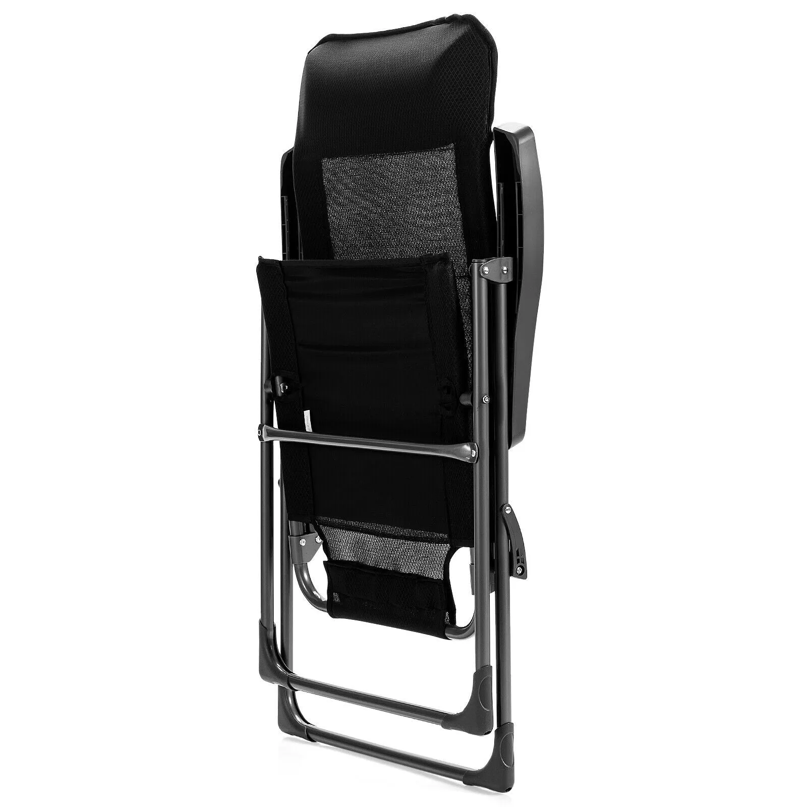 NNECW Set of 2 Patio Dining Chairs with Adjustable Backrest