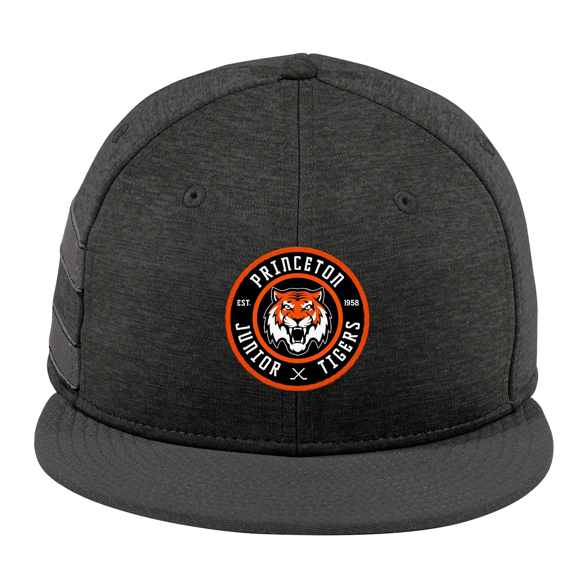 Princeton Jr. Tigers New Era Shadow Heather Striped Flat Bill Snapback Cap