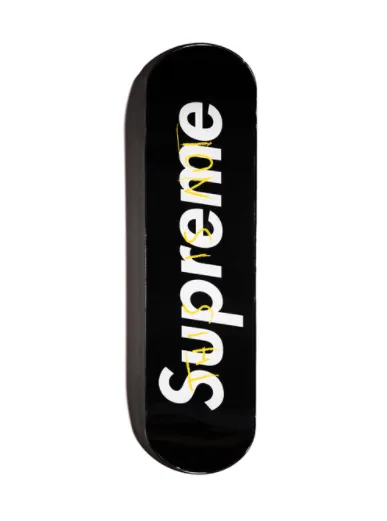 "This Is Not Supreme Black" Skateboard