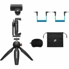 Sennheiser MKE 200 Mobile Kit Compact on-camera shotgun microphone kit