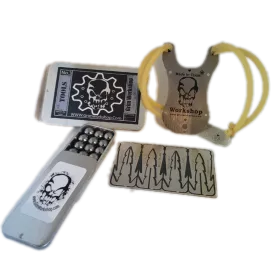 Slingshot Kit : Pocket Slingshot Sling Bow Hunting Kit (Bundle)