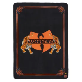 Slowtide Wu-Tang Tiger Style Fleece Blanket - Black