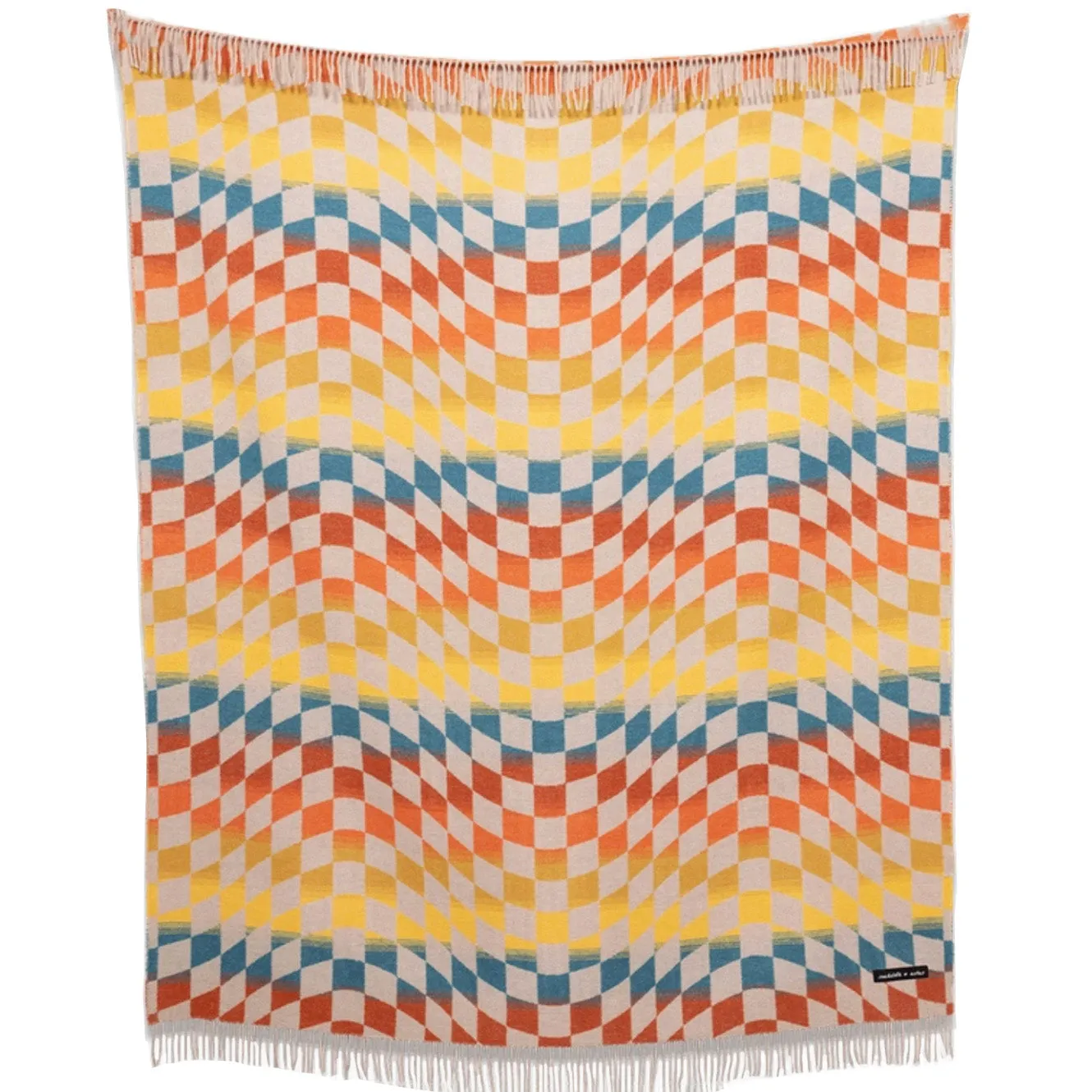 Throw Blanket / Checkered Santa Cruz