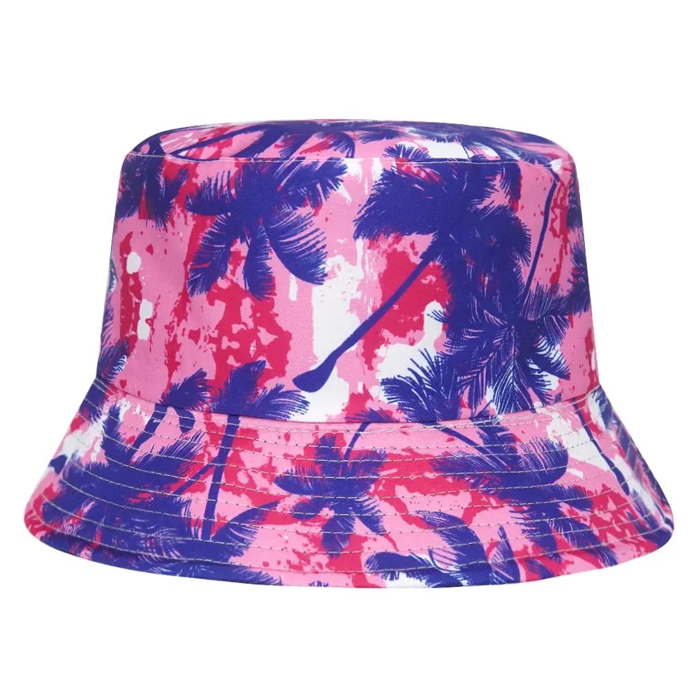 Unisex Double-Sided Summer Sun Protection Bucket Hat – Hip Hop Style Reversible Fisherman Hat for Casual Outdoor Adventures