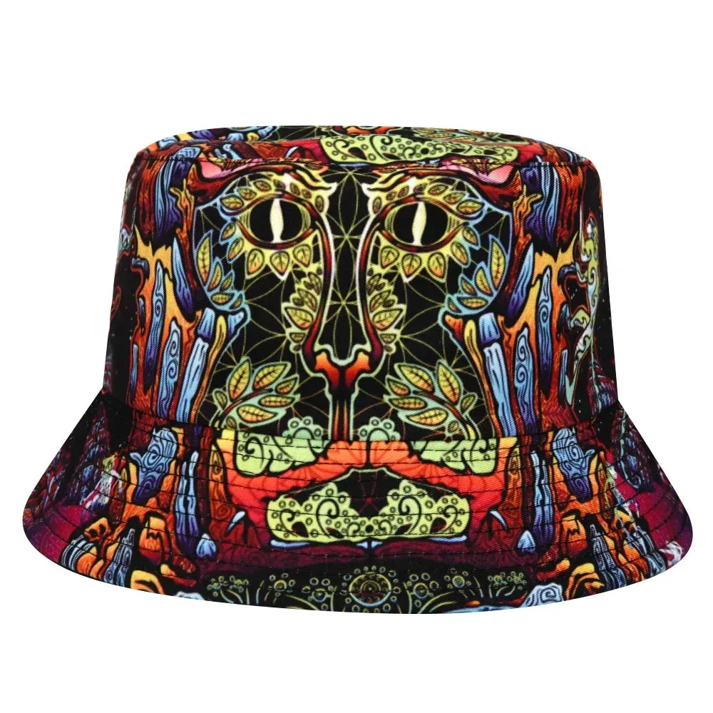 Unisex Double-Sided Summer Sun Protection Bucket Hat – Hip Hop Style Reversible Fisherman Hat for Casual Outdoor Adventures