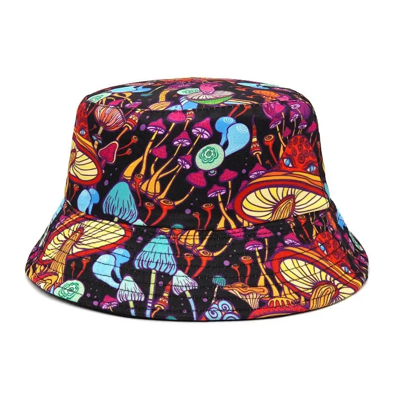Unisex Double-Sided Summer Sun Protection Bucket Hat – Hip Hop Style Reversible Fisherman Hat for Casual Outdoor Adventures