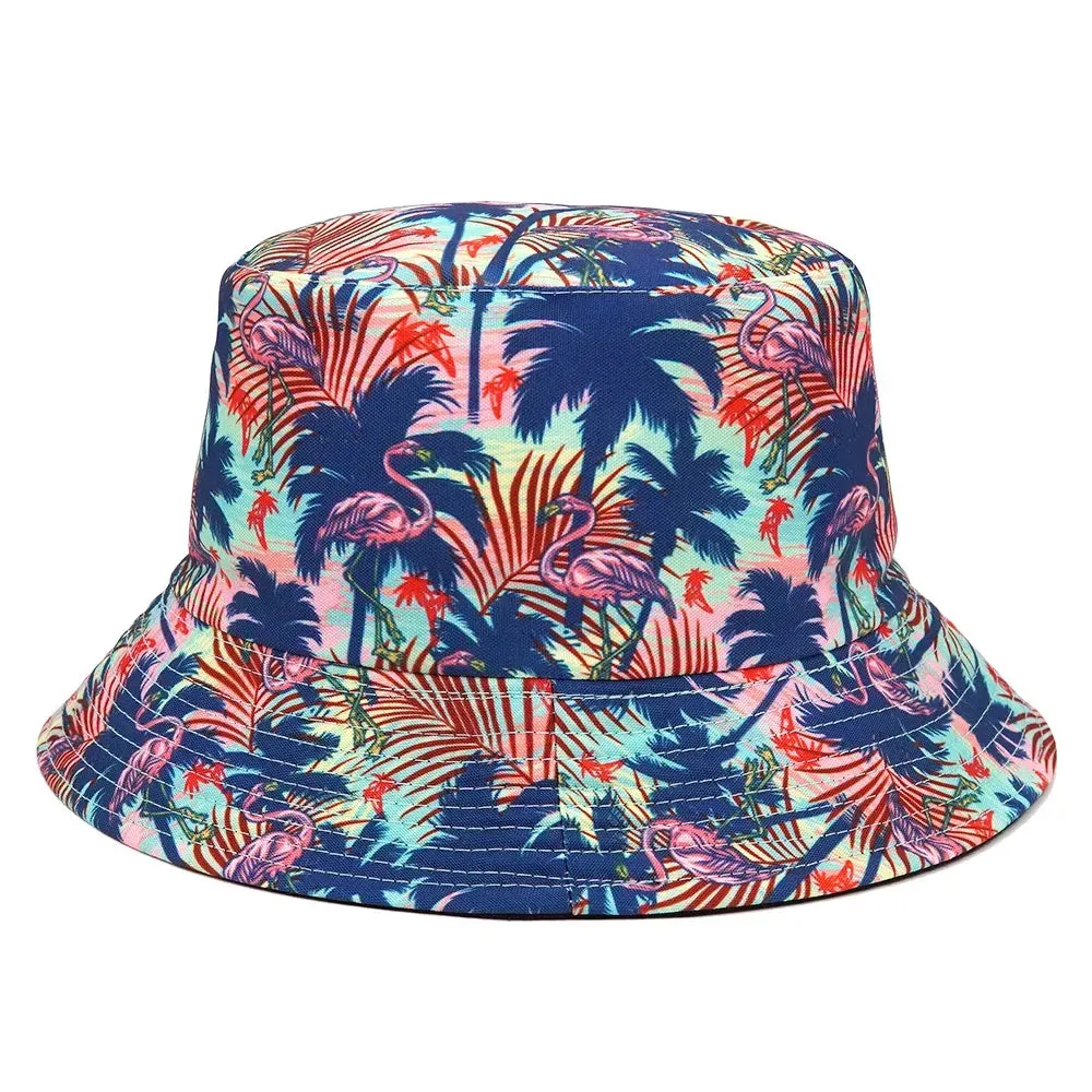 Unisex Double-Sided Summer Sun Protection Bucket Hat – Hip Hop Style Reversible Fisherman Hat for Casual Outdoor Adventures