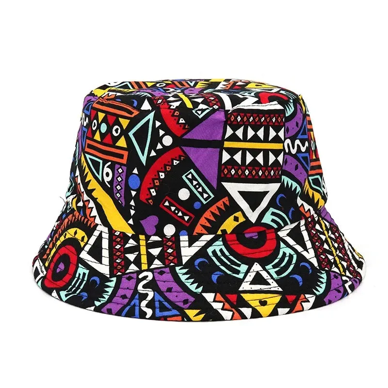 Unisex Double-Sided Summer Sun Protection Bucket Hat – Hip Hop Style Reversible Fisherman Hat for Casual Outdoor Adventures