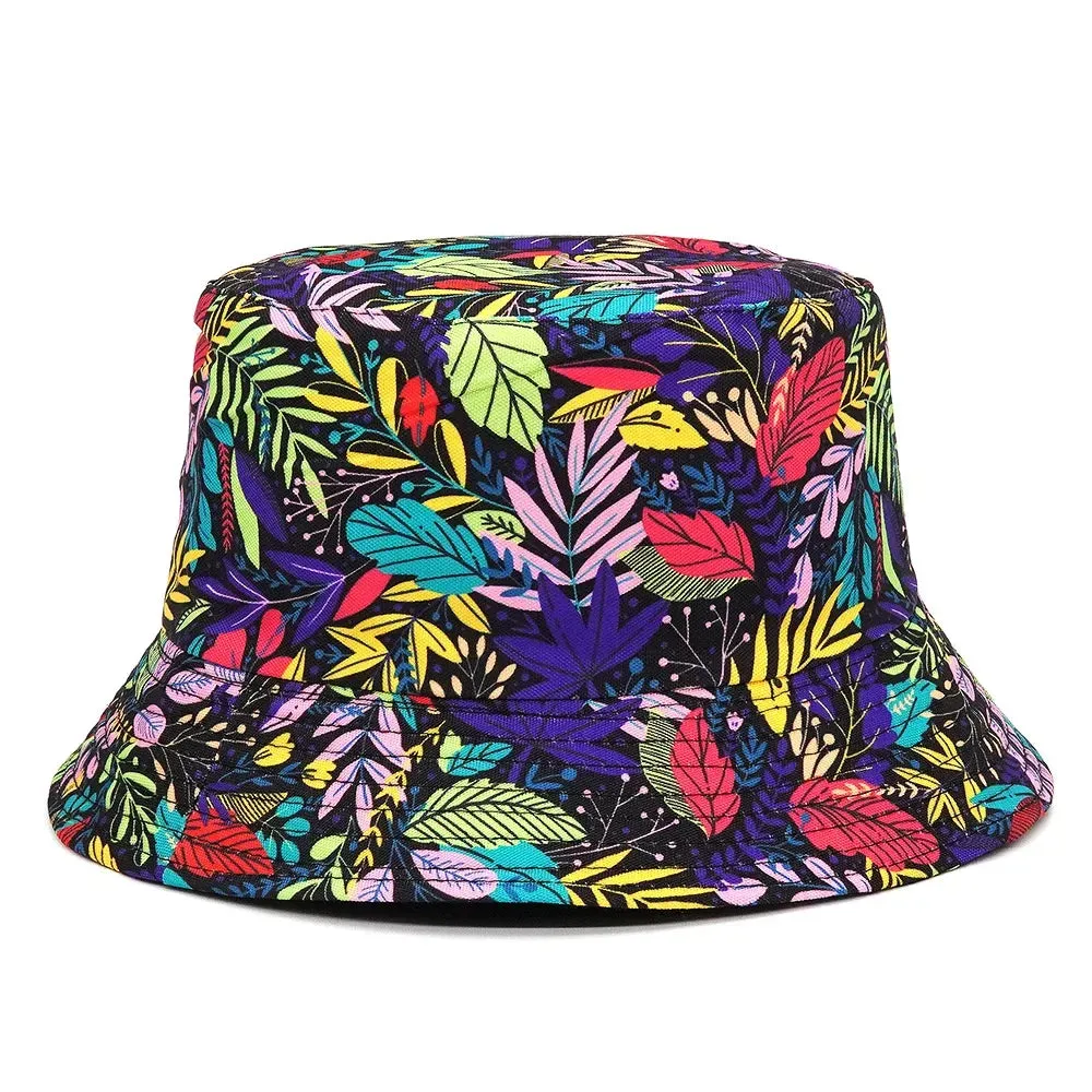 Unisex Double-Sided Summer Sun Protection Bucket Hat – Hip Hop Style Reversible Fisherman Hat for Casual Outdoor Adventures