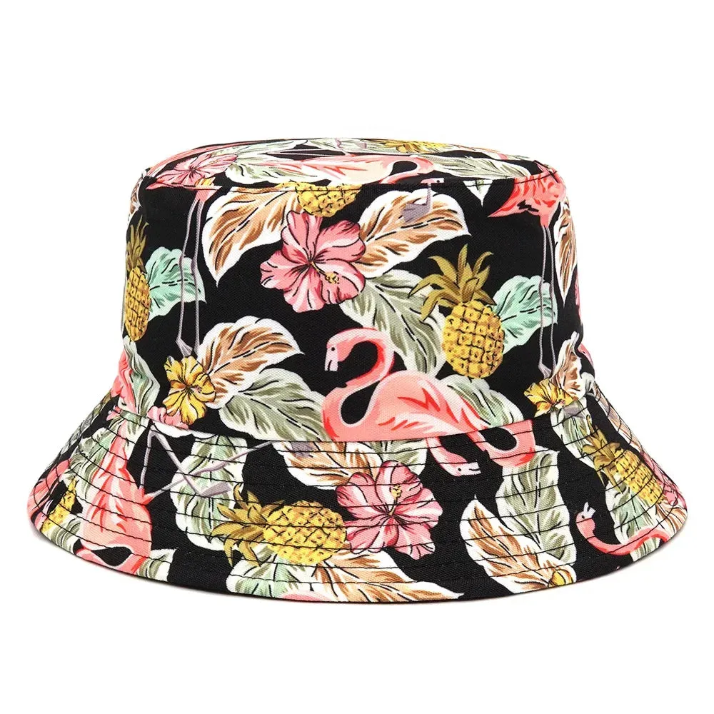 Unisex Double-Sided Summer Sun Protection Bucket Hat – Hip Hop Style Reversible Fisherman Hat for Casual Outdoor Adventures