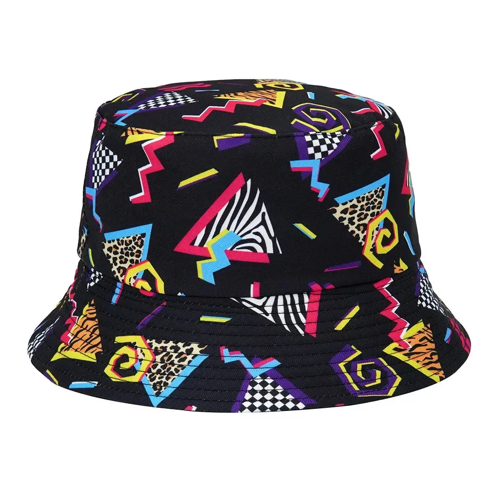 Unisex Double-Sided Summer Sun Protection Bucket Hat – Hip Hop Style Reversible Fisherman Hat for Casual Outdoor Adventures
