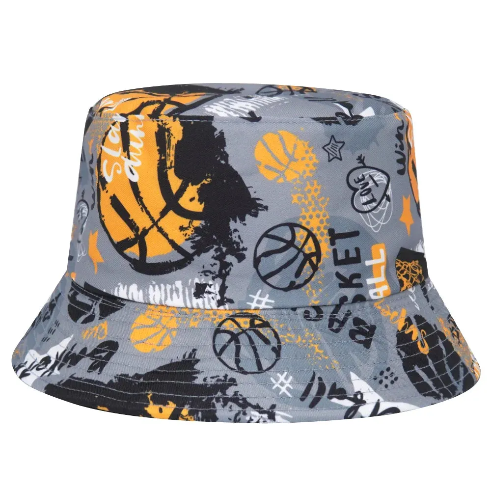 Unisex Double-Sided Summer Sun Protection Bucket Hat – Hip Hop Style Reversible Fisherman Hat for Casual Outdoor Adventures