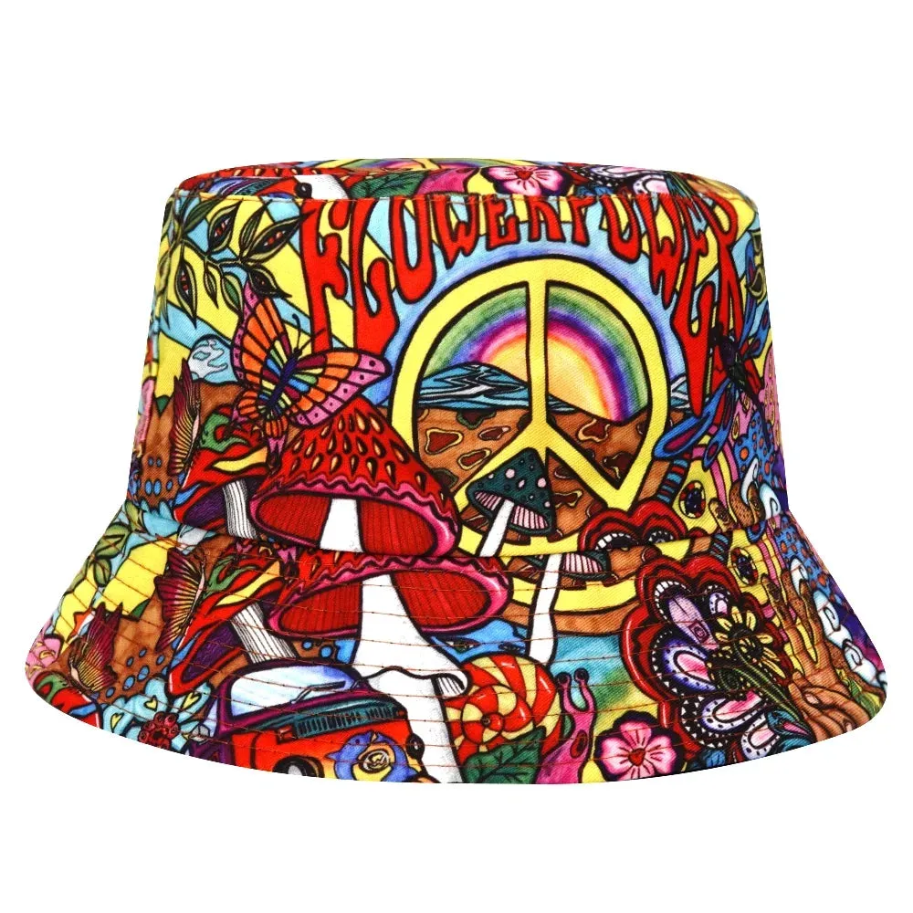 Unisex Double-Sided Summer Sun Protection Bucket Hat – Hip Hop Style Reversible Fisherman Hat for Casual Outdoor Adventures