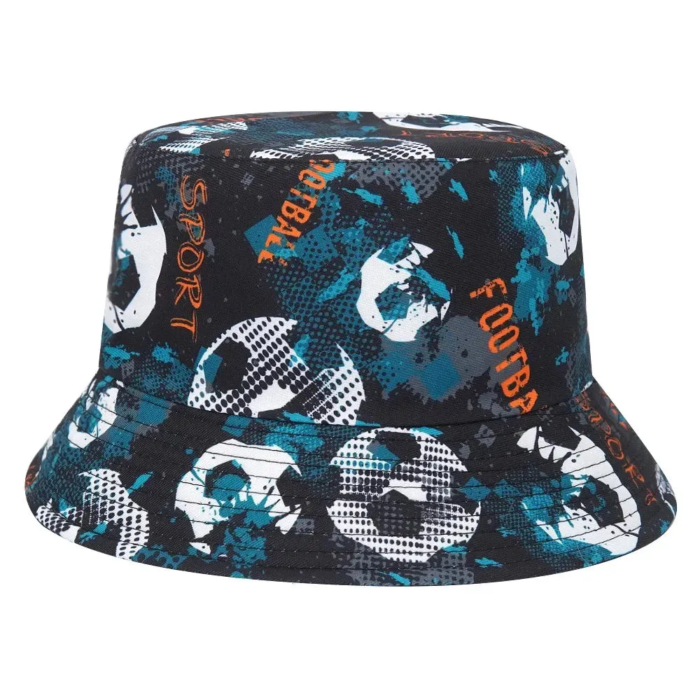 Unisex Double-Sided Summer Sun Protection Bucket Hat – Hip Hop Style Reversible Fisherman Hat for Casual Outdoor Adventures