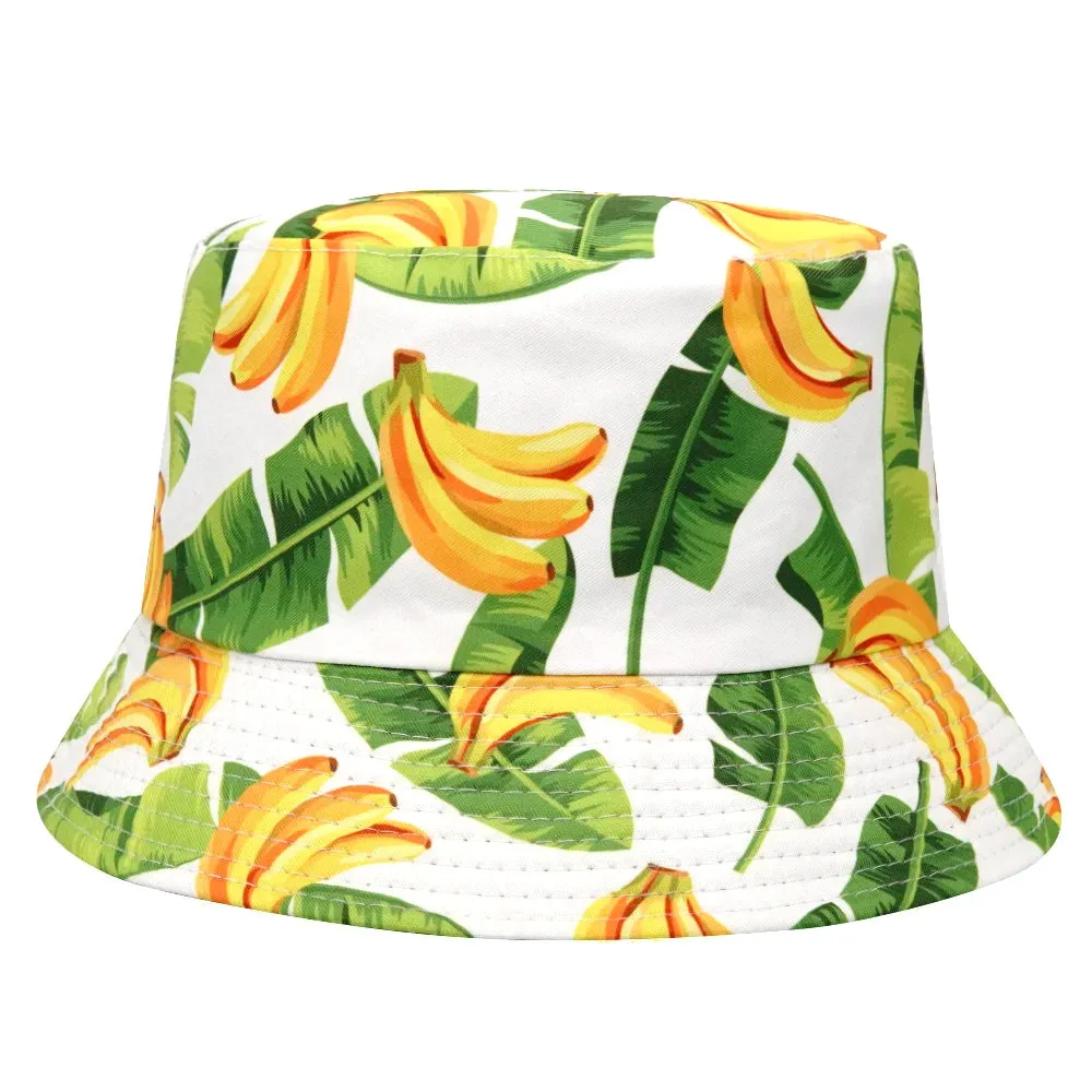 Unisex Double-Sided Summer Sun Protection Bucket Hat – Hip Hop Style Reversible Fisherman Hat for Casual Outdoor Adventures